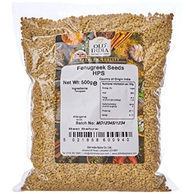 Image of Old India Fenugreek Seeds HPS 500g