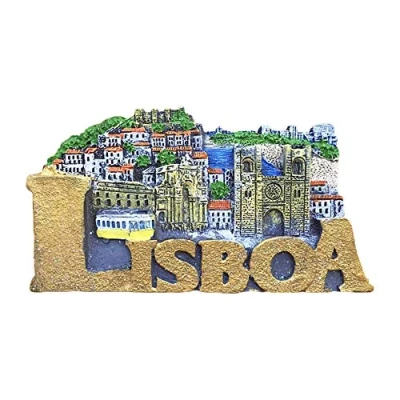 Image of Lisbon Portugal 3D Letters Refrigerator Magnet Travel Sticker Souvenirs,Home &amp; Kitchen Decoration Fridge from China