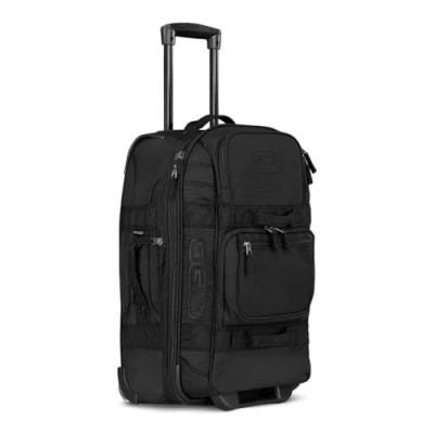 Image of OGIO 108227 Layover Reliable Small Luggage/Suitcase Ideal for Travelling, Black Pindot (46 Litre Capacity)