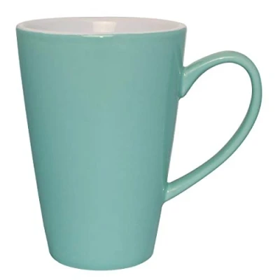Image of Olympia Cafe Latte Cups Aqua 340Ml 12Oz Porcelain Coffee Espresso Milk Mugs 12pc