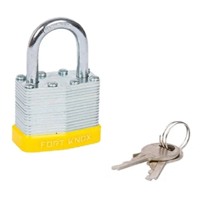 Image of Fort Knox 77013 40 mm Laminated Padlock, Silver
