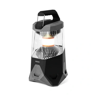 Image of NEBO Galileo 1600 Flex Lumen Lantern Rechargeable Camping Light &amp; Power Bank 360 LED Lighting IPX4 Water Resistance