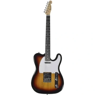 Image of CAL62 Electric Guitar 3 Tone Sunburst Classic Design, Dynamic from 2 Single Coil Pickups