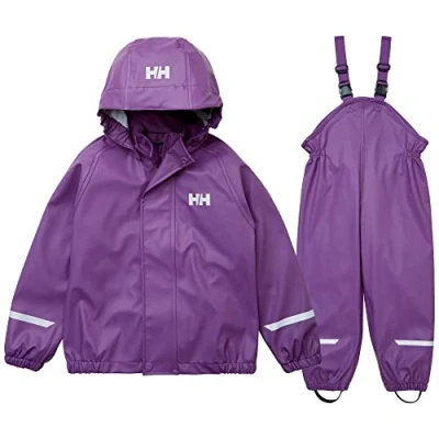 Image of Helly Hansen Kids Unisex K Bergen 2.0 Pu Rainset, 678 Crushed Grape, 3