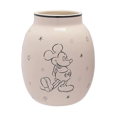 Image of Disney Mickey Mouse Ceramic Gold Foiled Vase