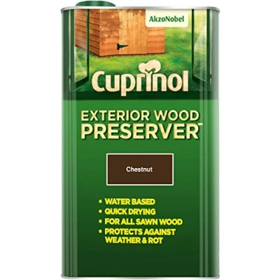 Image of Cuprinol Exterior Wood Preservers (Bp) Woodcare, Chestnut