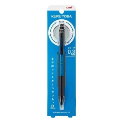 Image of uni Kuru Toga KS Mechanical Pencil 0.3 mm Blue [M3 KS]