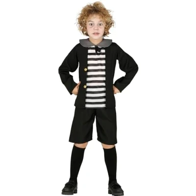 Image of FIESTAS GUIRCA Gothic Boy Fancy Dress Costume for Kids 7 9 Years