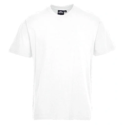 Image of Portwest Turin Premium T Shirt, Size: L, Colour: White, B195WHRL