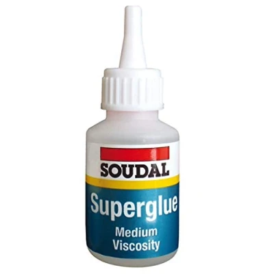 Image of Soudal Superglue Glue High Strength Adhesive Window Door Rubber Industrial 20g