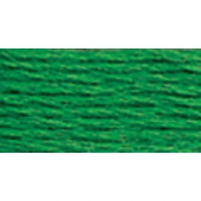 Image of DMC 117 700 Six Stranded Cotton Embroidery Floss, Bright Christmas Green, 8.7 Yard