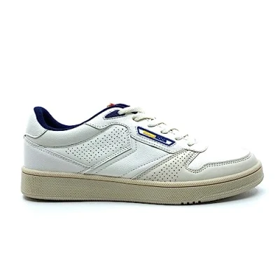 Image of KangaROOS Unisex&#039;s rc Crew Sneaker, Cool Beige Dk Navy, 12 UK