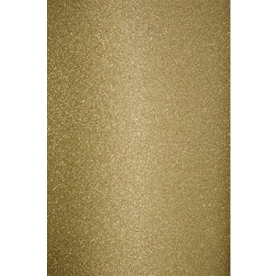 Image of Netuno 10x Gold Glitter Adhesive Paper DIN A4 210x297mm 8.27x11.69 150gsm Aster for Arts Crafts School Christmas Wedding Birthday Party Scrapbooking Decoration Invitations Cards Stickers DIY