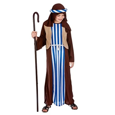 Image of Wicked Costumes Kids Boys Joseph Nativity Fancy Dress Costume Large (8 10 years)