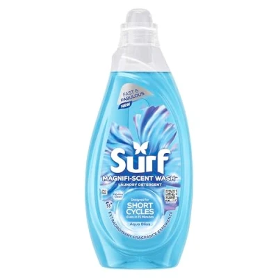 Image of Surf Magnifi Scent Wash Aqua Bliss Laundry Liquid For Short Cycles Fast and Fabulous Fragrance 1.485 L (55 Washes)
