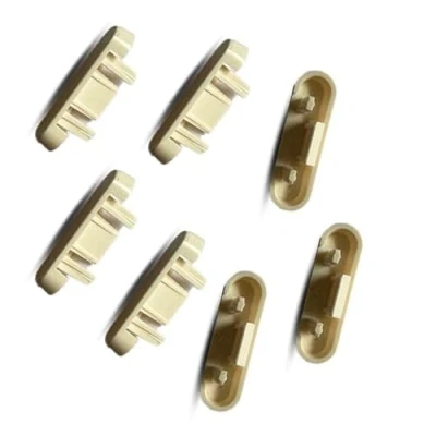 Image of Glazing Supplies Direct 100 x UPVC Drainage Caps Durable Weep Hole Covers, Replacement Drain for double glazed doors and windows, Made in UK from Hardwearing Materials ASA (Light Oak)