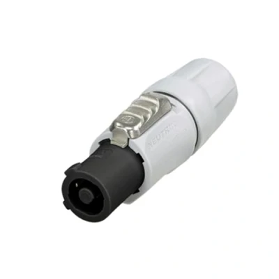 Image of Neutrik NAC3FCB Cable socket with locking, power out, screw terminals, gray