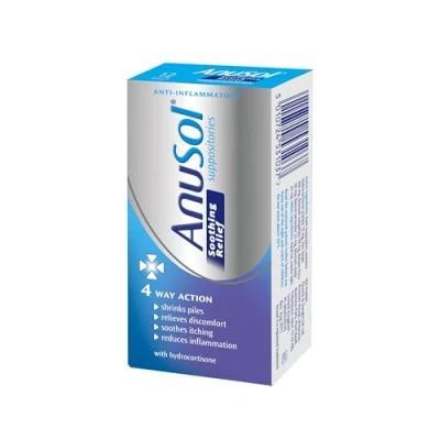 Image of Anusol Soothing Relief Suppositories