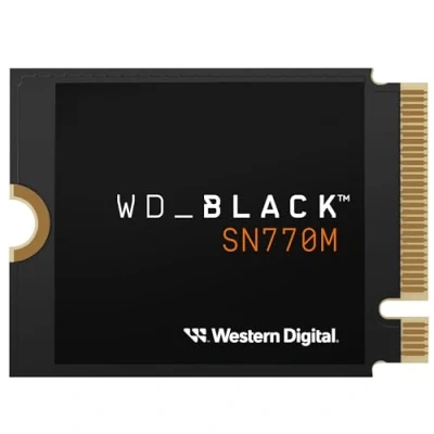 Image of WD_BLACK SN770M 500GB M.2 2230 NVMe SSD, for Handheld Gaming Devices and compatible laptops. With PCIe Gen 4.0, Speeds up to 5150 MB/s TLC 3D NAND Great Asus ROG Ally, Steam Deck Microsoft Surface
