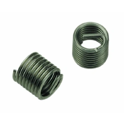 Image of V Coil 7308 5mm x 0.8 1.5D Long Wire Thread Inserts (Bag of 100), Silver