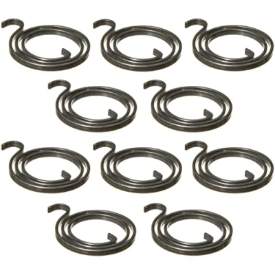 Image of Northern DIY Door Handle Springs Replacement, 28mm Diameter, 2.5mm Thick, 1.1mm Gauge, 2 and 1/2 Turns with Black Coating (Pack of 10)