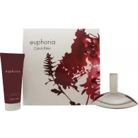 Image of Calvin Klein Women&#039;s 2 Piece Euphoria Giftset including an Eau de Parfum 50ml and Body Lotion 100ml