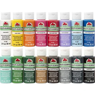 Image of Apple Barrel Paint Set, Multi, 59 ml (Pack of 16)