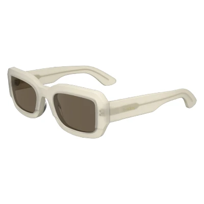 Image of Calvin Klein Sunglasses, Size: 52, Chalk