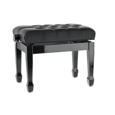 Image of Gewa Piano Bench, Faux Leather, Black high Gloss, XL