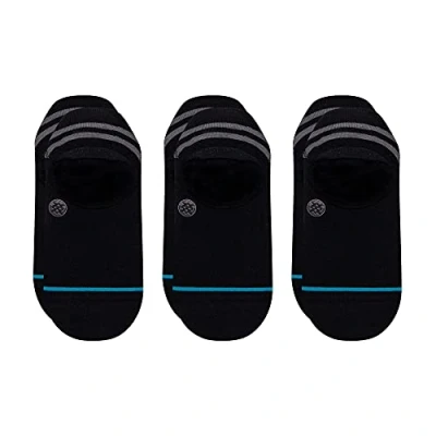 Image of Stance No Show Sock Gamut 2 3 Pack (Black, Medium)
