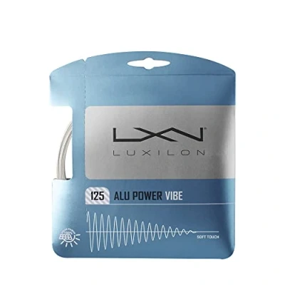 Image of Wilson Unisex Alu Power Vibe Tennis Racket String, White, 125 UK