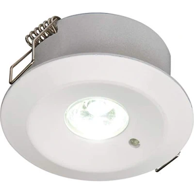 Image of KnightsBridge 230V IP20 3W LED Emergency Downlight 6000K (maintained/non maintained use)