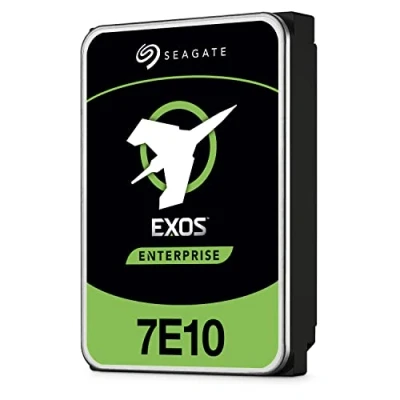 Image of Seagate Exos 7E10 4TB Internal Hard Drive HDD 3.5 Inch 512e/4Kn SAS 6GB/s, 7.200 RPM, 256MB Cache and 2M MTBF for Enterprise, Data Centre (ST4000NM000B)