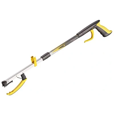 Image of Helping Hand Company Classic Pro Folding Reacher Grabber 21 /53cm. Long Handled Stick for Elderly, Disabled, Pregnant. Reaching Aids Anyone Struggling to Bend and Reach