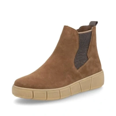 Image of Remonte Women&#039;s Chelsea D1T71 Loose Insert Ankle Boots, Braun Kombi 24, 6 UK