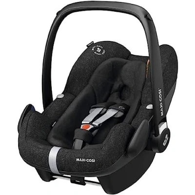 Image of Maxi Cosi Pebble Plus Baby Car Seat Group 0+, ISOFIX Seat, i Size, 0 12 m, 13 kg, 45 75 cm, Nomad Black