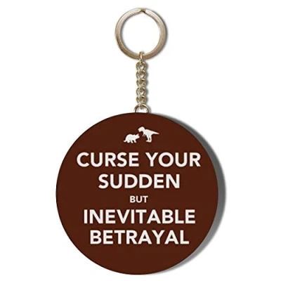 Image of Gift Insanity FIREFLY SERENITY BROWN 45mm LONG CHAIN KEYRING BOTTLE OPENER