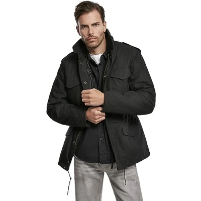 Image of Brandit M65 Standard Outdoor Parka Jacket B 3108, black us, XXL