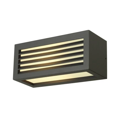 Image of SLV Box L E27 outdoor wall light, anthracite