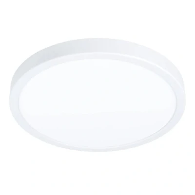 Image of Eglo Connect.Z Smart Home LED Ceiling Light Fueva Z, Ø 11 Inches, Zigbee Bathroom Lighting, App and Voice Control, White Tunable Lights (Warm Cool White), White, IP44