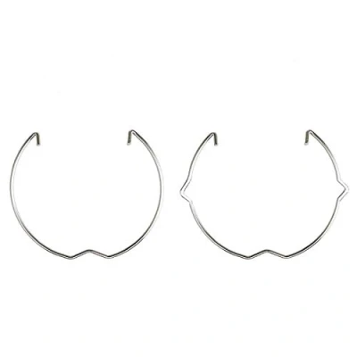 Image of BlueXP 20 Pack GU10 MR16 Retaining Spring Ring Clasp Clips 50mm Diameter LED Spot Light Downlights Halogen Bulb