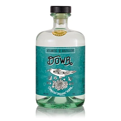 Image of Atlantic Distillery Organic Dowr Vodka 70cl 40% ABV. Produced and Bottled in Cornwall