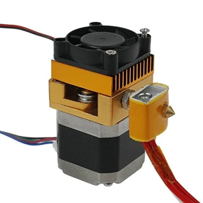 Image of DollaTek 3D Printer MK8 Extruder hotend 0.4mm Nozzle Latest Upgrade Print Head 1.75mm Filament for Reprap Mendel MakerBot &amp; Rework