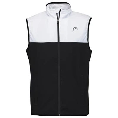 Image of HEAD Men&#039;s Club 22 Vest, Mens Tennis Shirt, Black, L UK