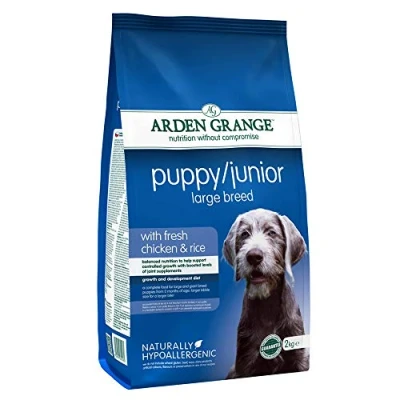 Image of Arden Grange Puppy/Junior Large Breed Dry Dog Food, Chicken, Clear, 2 kg (Pack of 1)