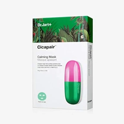 Image of DR.JART+ Cicapair Calming Mask (5pcs) Sensitive Skin Soothing Facial