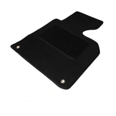 Image of TAILORED TO FIT FORD FIESTA MK6 ZETEC (2002 2008) REPLACEMENT CARPET SINGLE DRIVERS SIDE MAT PREMIUM BLACK CAR MATS