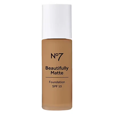 Image of No7 Beautifully Matte Foundation 30ml Original Formula cool ivory