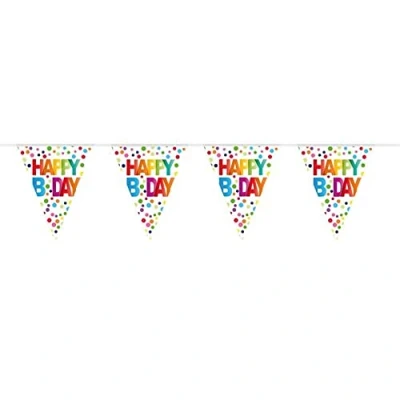 Image of Folat Flag Banner Rainbow Dots 10 m