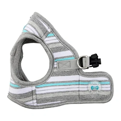 Image of Puppia Oceane Vest Harness B, Ocean SMALL, MELANGE GREY